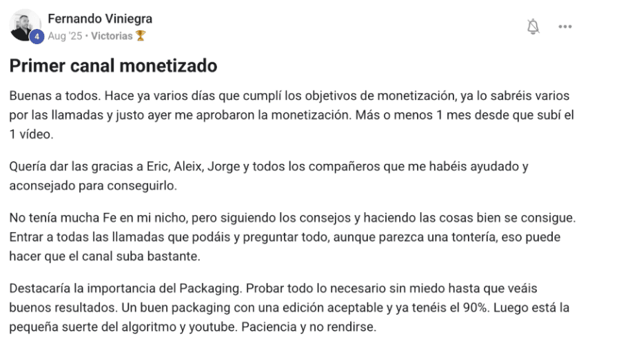 Resultado de alumno